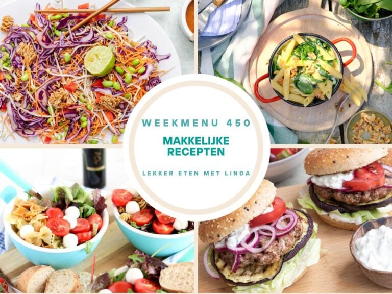 Gezonde en makkelijke recepten voor het weekmenu.