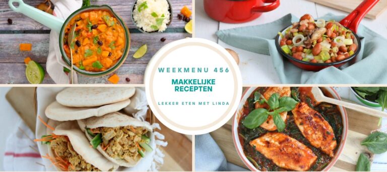 Weekmenu gezonde recepten
