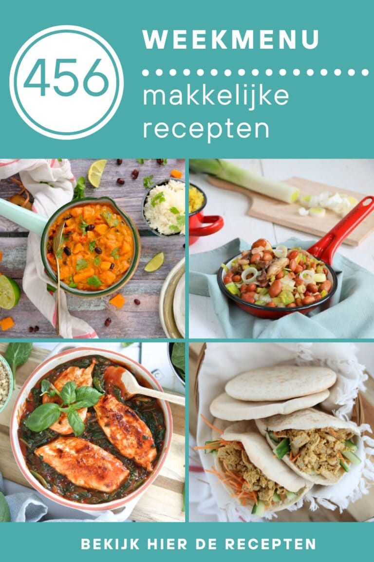 Weekmenu makkelijke recepten 432