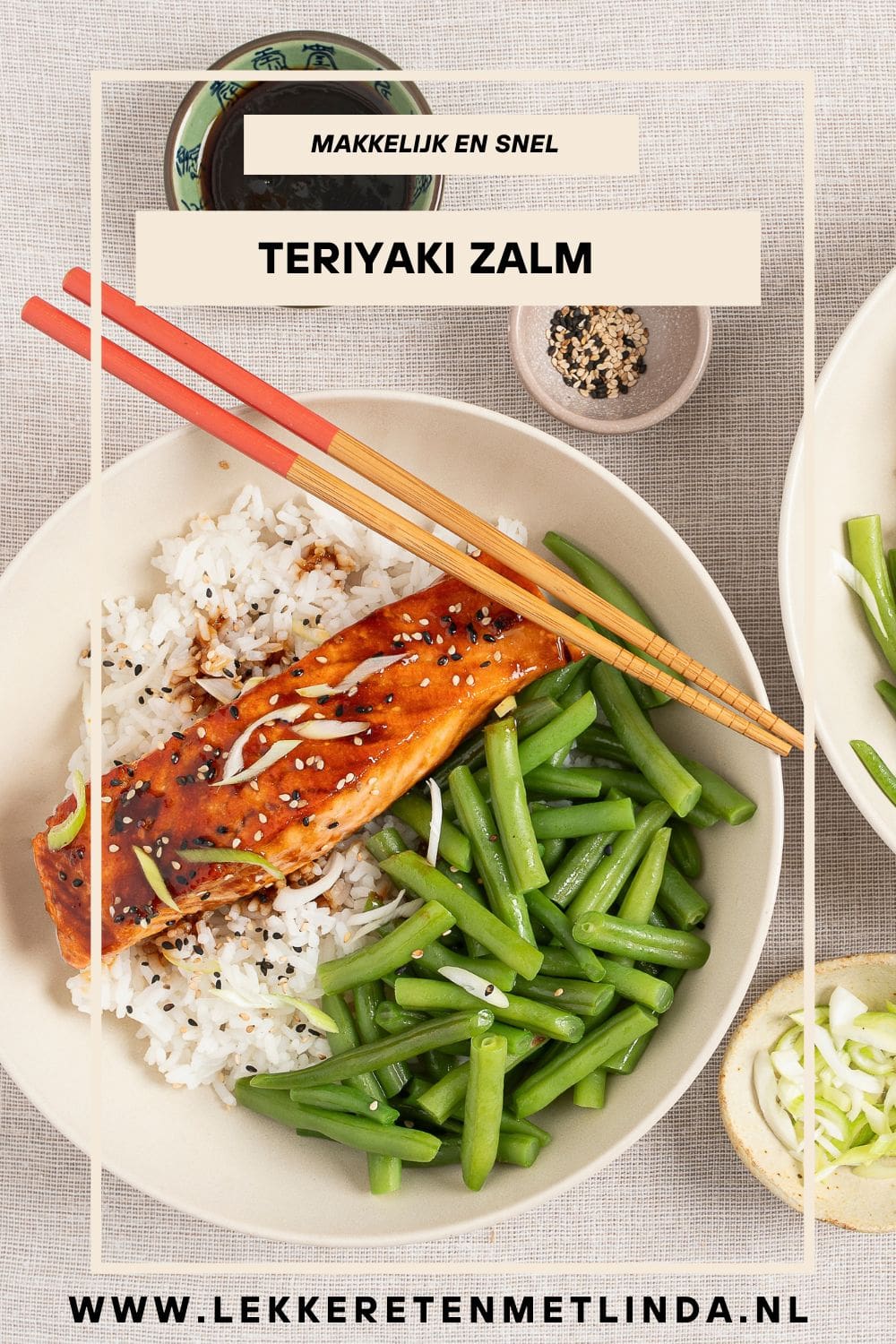 Makkelijk zalm teriyaki recept uit de pan