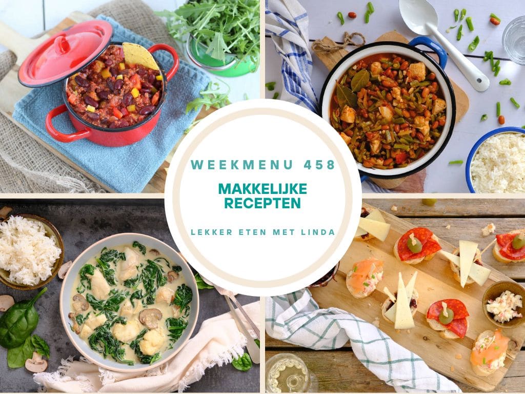 Wat eten we vandaag weekmenu
